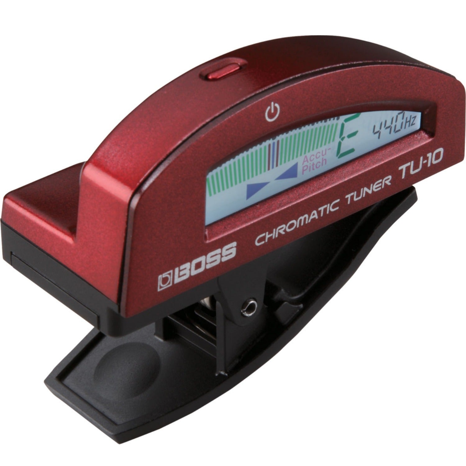 Boss Tuners Red Boss TU-10 Clip-On Chromatic Tuner 