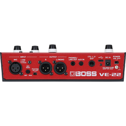 Boss Vocal Pedals & Processors Boss VE-22 Vocal Performer Effect Pedal