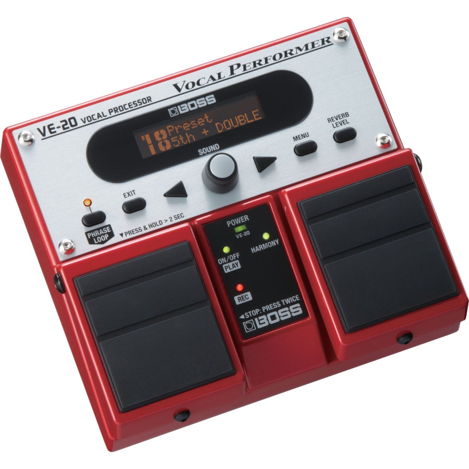 Boss Voice Processors Boss VE-20 Vocal Multi-Effects Processor with Harmony and Looper