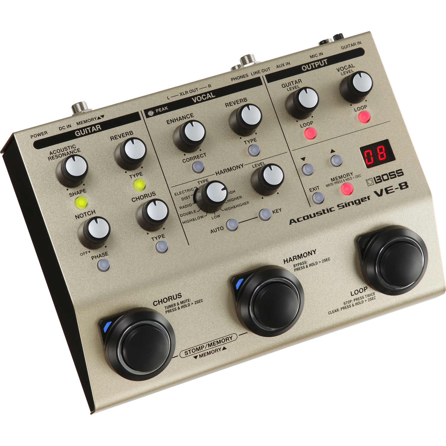 Boss Voice Processors Boss VE-8 Acoustic Singer
