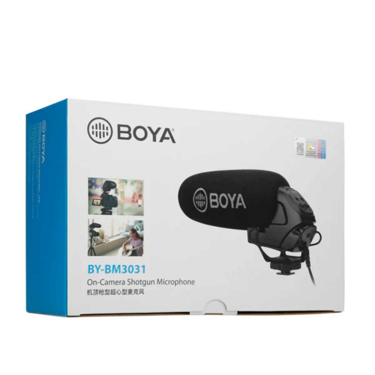 Boya Condenser Microphones Boya BY-BM3031 On-Camera Super-Cardioid Condenser Shotgun Microphone