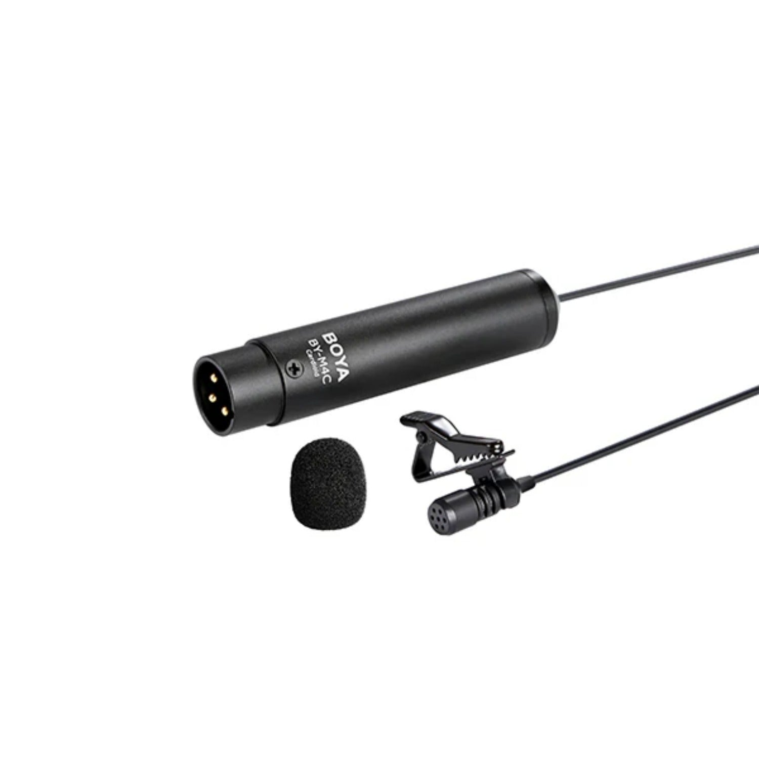 Boya Condenser Microphones Boya BY-M4C Professional Cardioid Lavalier Condenser Microphone