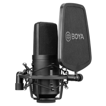 boya condenser microphones boya by-m800 large cardioid diaphragm condenser microphone