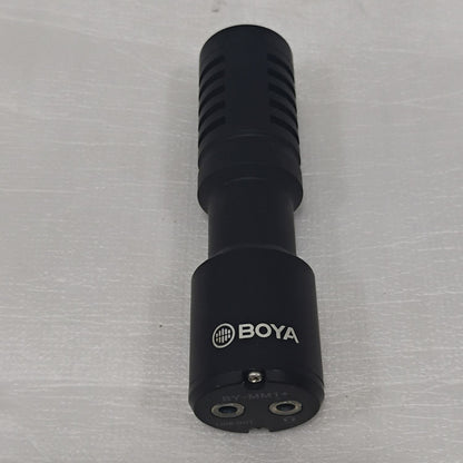 Boya Condenser Microphones Boya BY-MM1+ Super Cardioid Shotgun Condenser Microphone - Open Box B Stock #barcode_202101855365