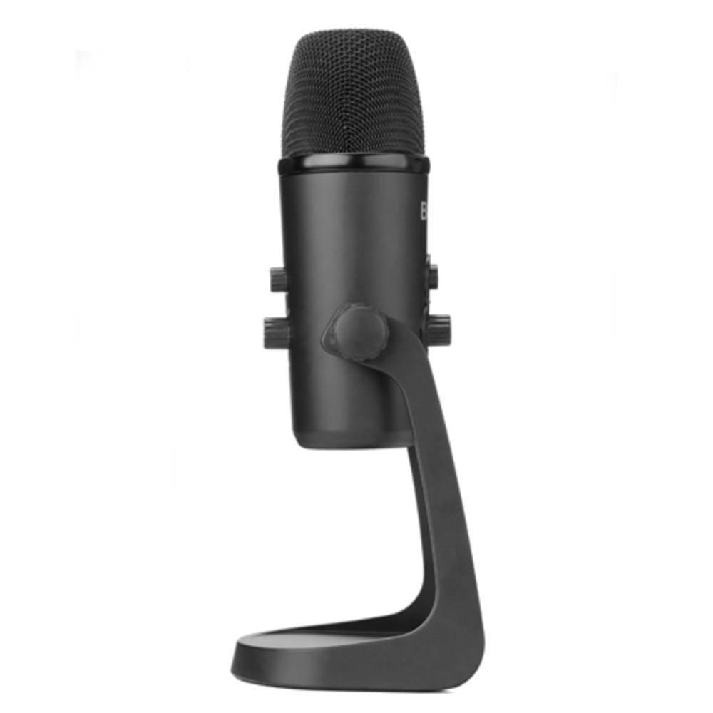 boya condenser microphones boya by-pm700 usb condenser microphone - black - open box