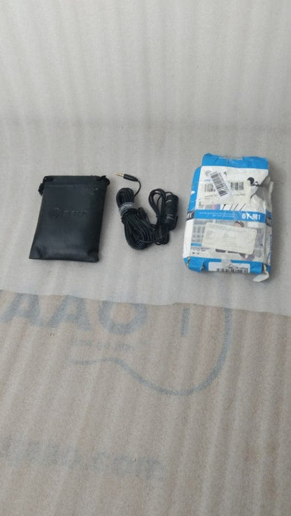 boya lavalier microphones 202301917358 boya bym1 omnidirectional level condenser microphone - black - open box b stock 