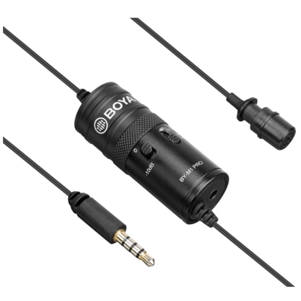 boya lavalier microphones boya by-m1 pro omnidirectional lavalier condenser microphone