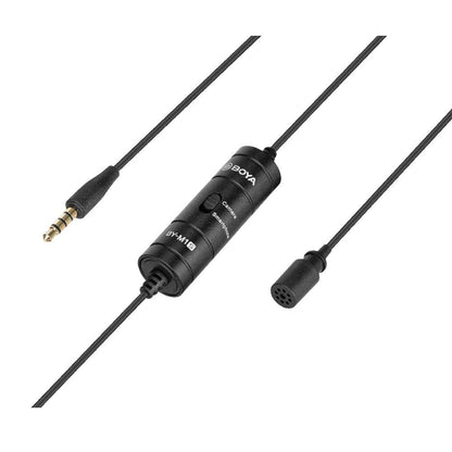boya lavalier microphones boya by-m1s lavalier microphone - open box