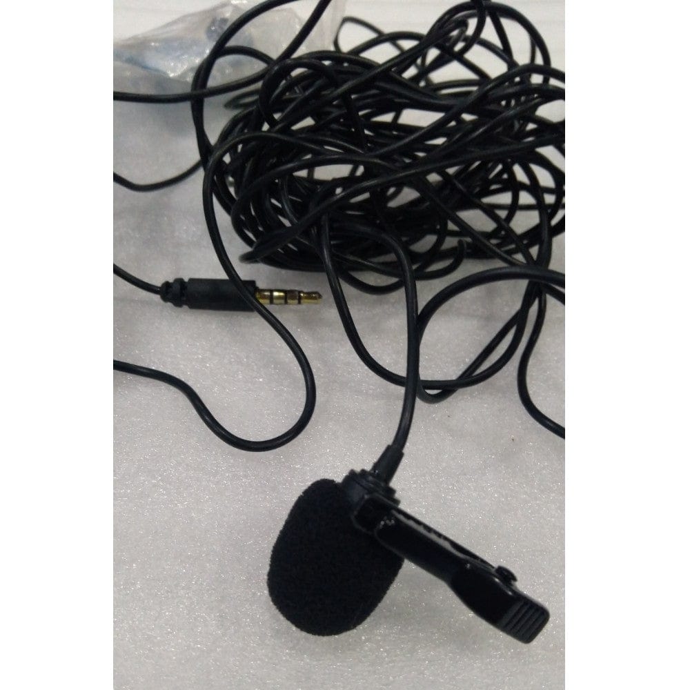 boya lavalier microphones boya bym1 omnidirectional level condenser microphone - black - open box b stock 