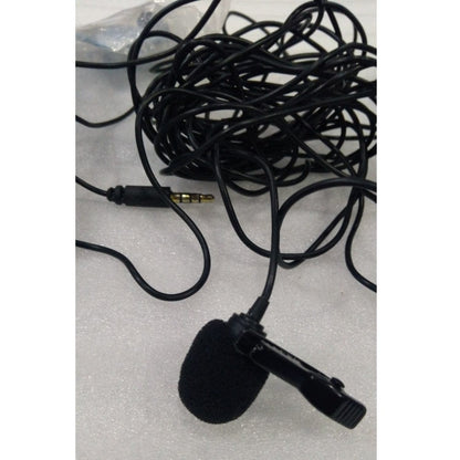 boya lavalier microphones boya bym1 omnidirectional level condenser microphone - black - open box b stock 