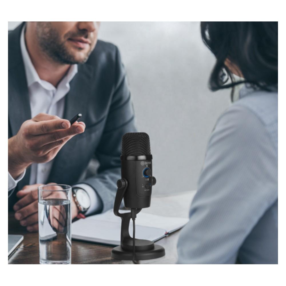 boya usb microphones boya by-pm500 usb microphone - black