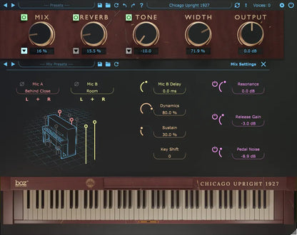 BOZ DIGITAL Virtual Instruments Boz Digital Upright Bundle: Piano Bundle