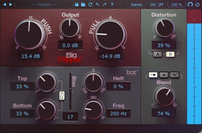 BOZ DIGITAL Virtual Processors Boz Big Clipper 2: Distortion Plugin