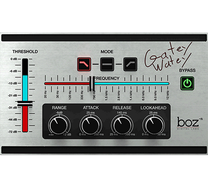 BOZ DIGITAL Virtual Processors Boz Gatey Watey Noise Gate