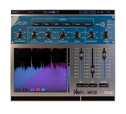 BOZ DIGITAL Virtual Processors Boz Manic Compressor Dynamics Processor