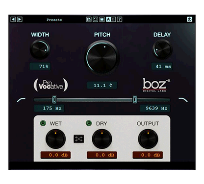 BOZ DIGITAL Virtual Processors Boz ProVocative Distortion Effect