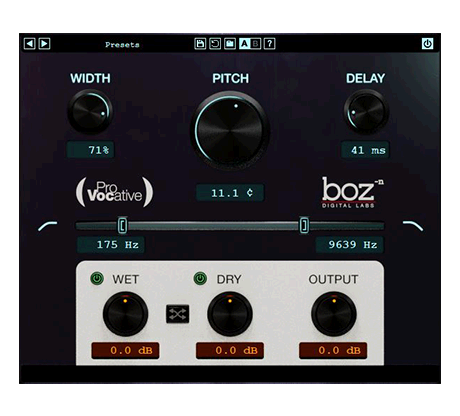 BOZ DIGITAL Virtual Processors Boz ProVocative Distortion Effect
