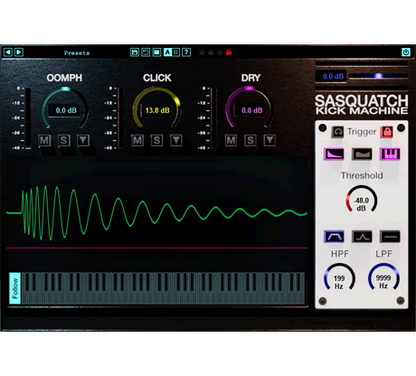 BOZ DIGITAL Virtual Processors Boz Sasquatch Kick Machine 2 Drum Processing Plugin