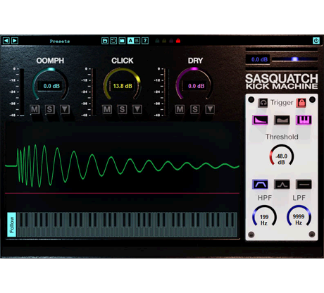 BOZ DIGITAL Virtual Processors Boz Sasquatch Kick Machine 2 Drum Processing Plugin