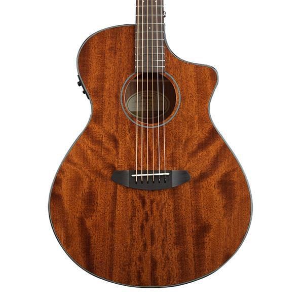 breedlove electro acoustic guitars breedlove discovery concert ce mahogany electro acoustic guitar with bag