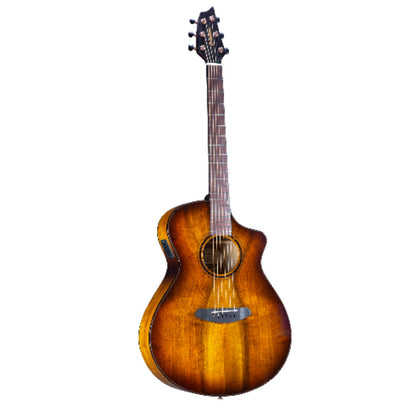 Breedlove Electro Acoustic Guitars Breedlove Pursuit Exotic S Concert Tiger's Eye CE 6 String Electro Acoustic Guitar