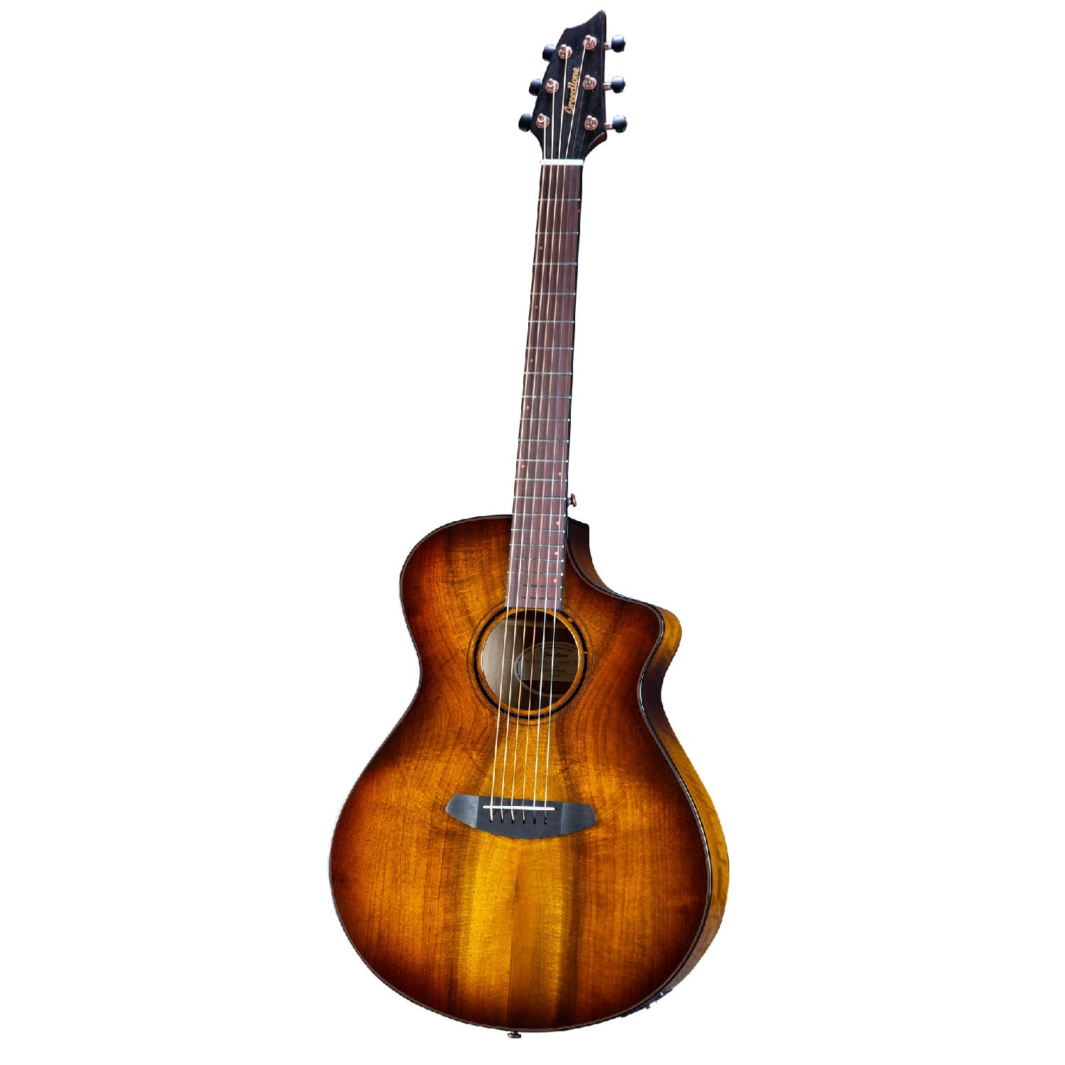 Breedlove Electro Acoustic Guitars Breedlove Pursuit Exotic S Concert Tiger's Eye CE 6 String Electro Acoustic Guitar