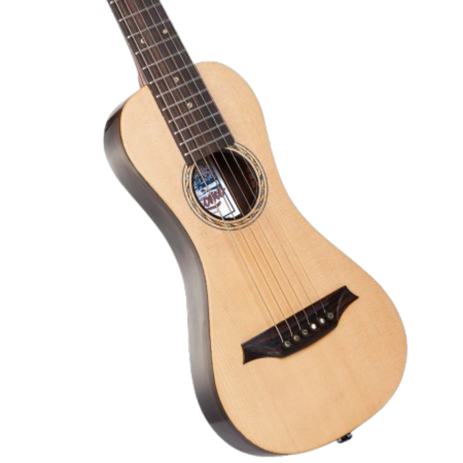 Bromo Electro Acoustic Guitars Bromo BAR3E Rocky Traveller Electro Acoustic Guitar with Padded Bag