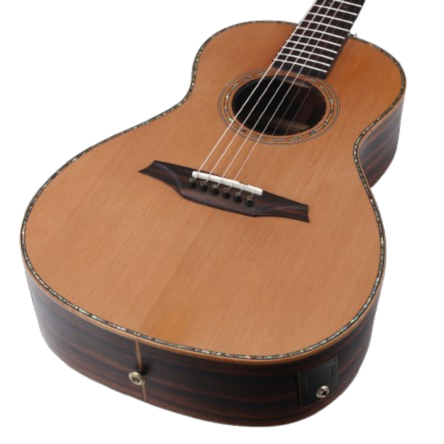 Bromo Electro Acoustic Guitars Bromo BAR6E Rocky Parlor Electro Acoustic Guitar with Padded Bag
