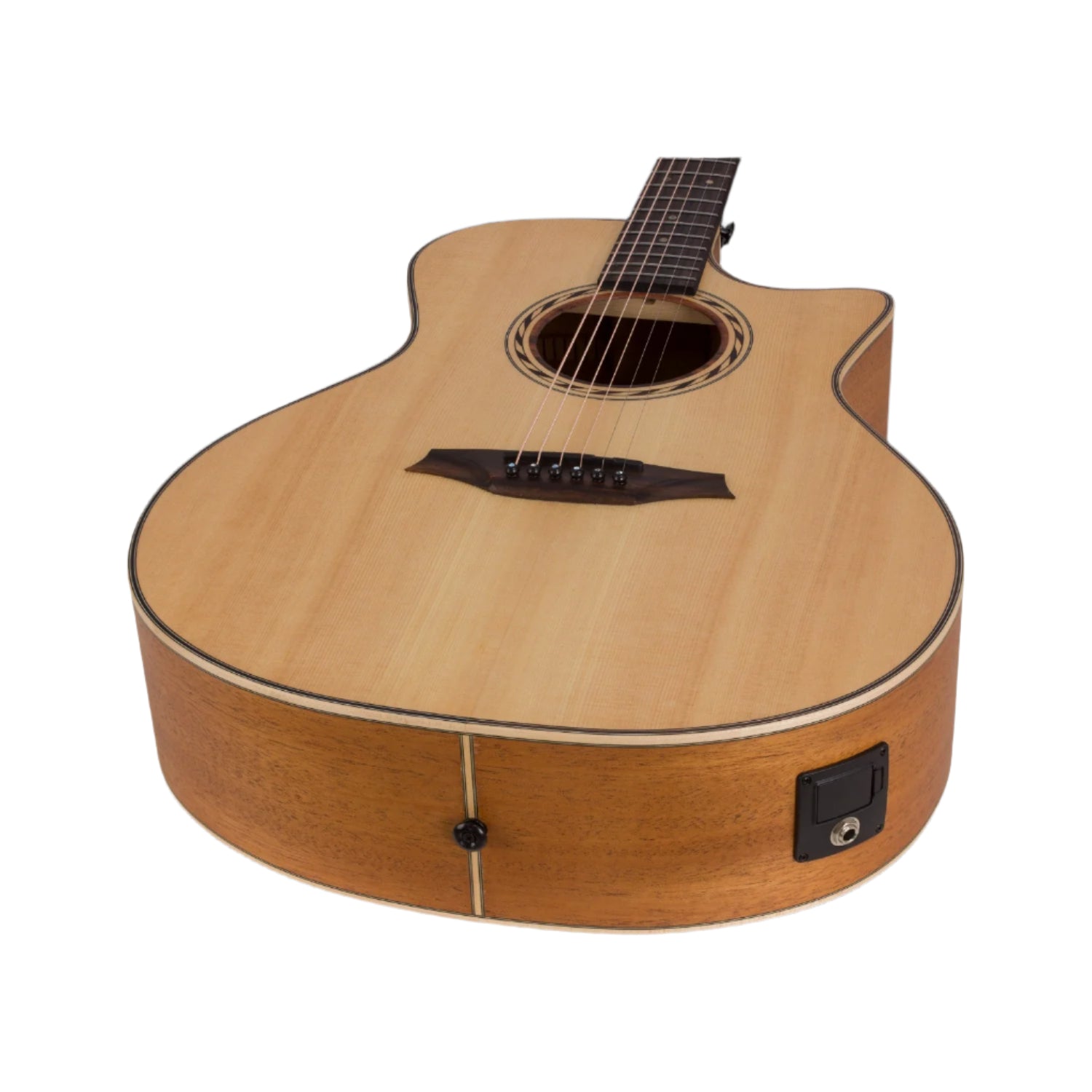 Bromo Electro Acoustic Guitars Bromo BAT2CE Tahoma Series Solid Top 6 String Electro Acoustic Guitar