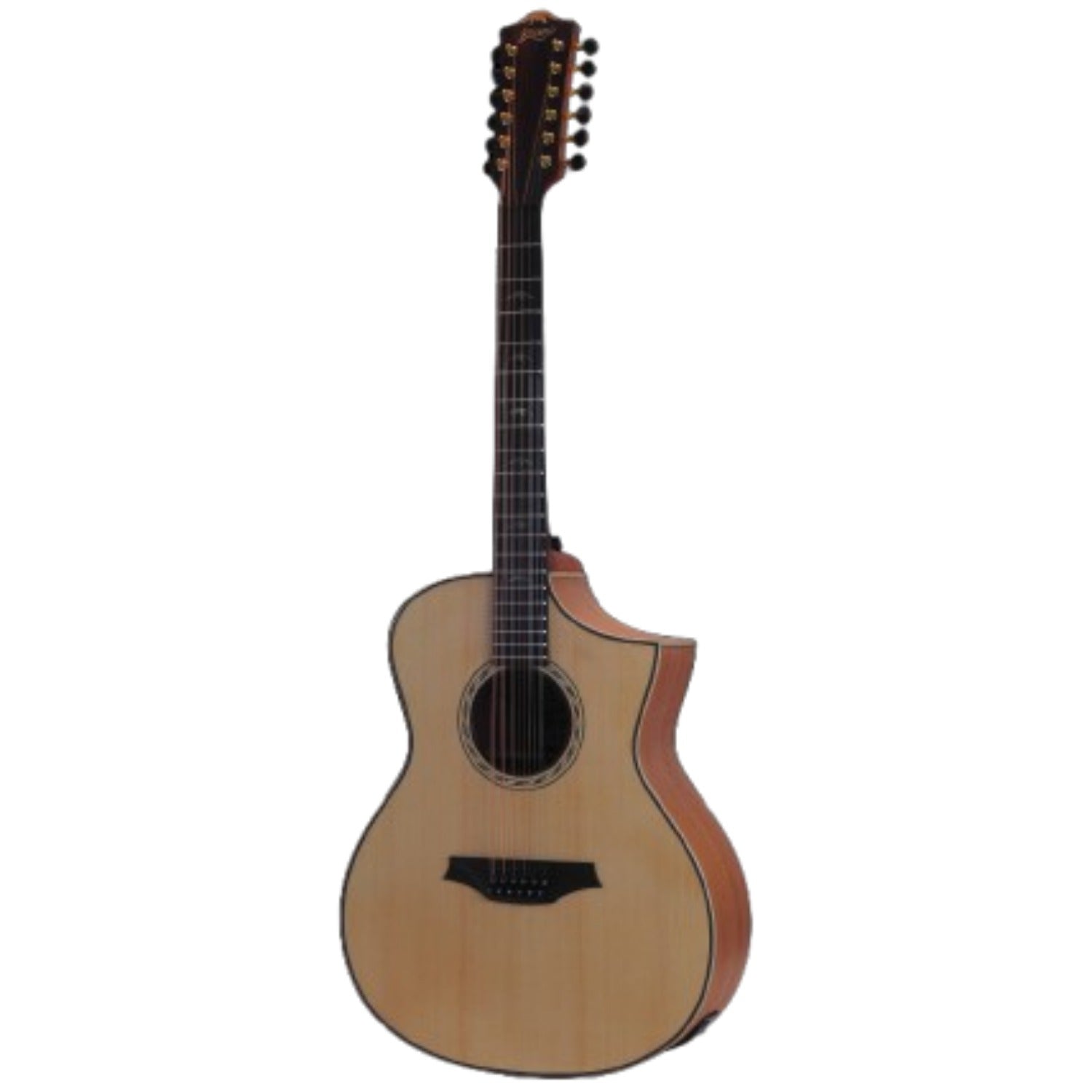 Bromo Electro Acoustic Guitars Bromo BAT4CE Tahoma Auditorium 12 String Electro Acoustic Guitar
