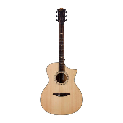 Bromo Electro Acoustic Guitars Natural Bromo BAA4CE Appalachian Series Hillside Auditorium 6 String Electro Acoustic Guitar