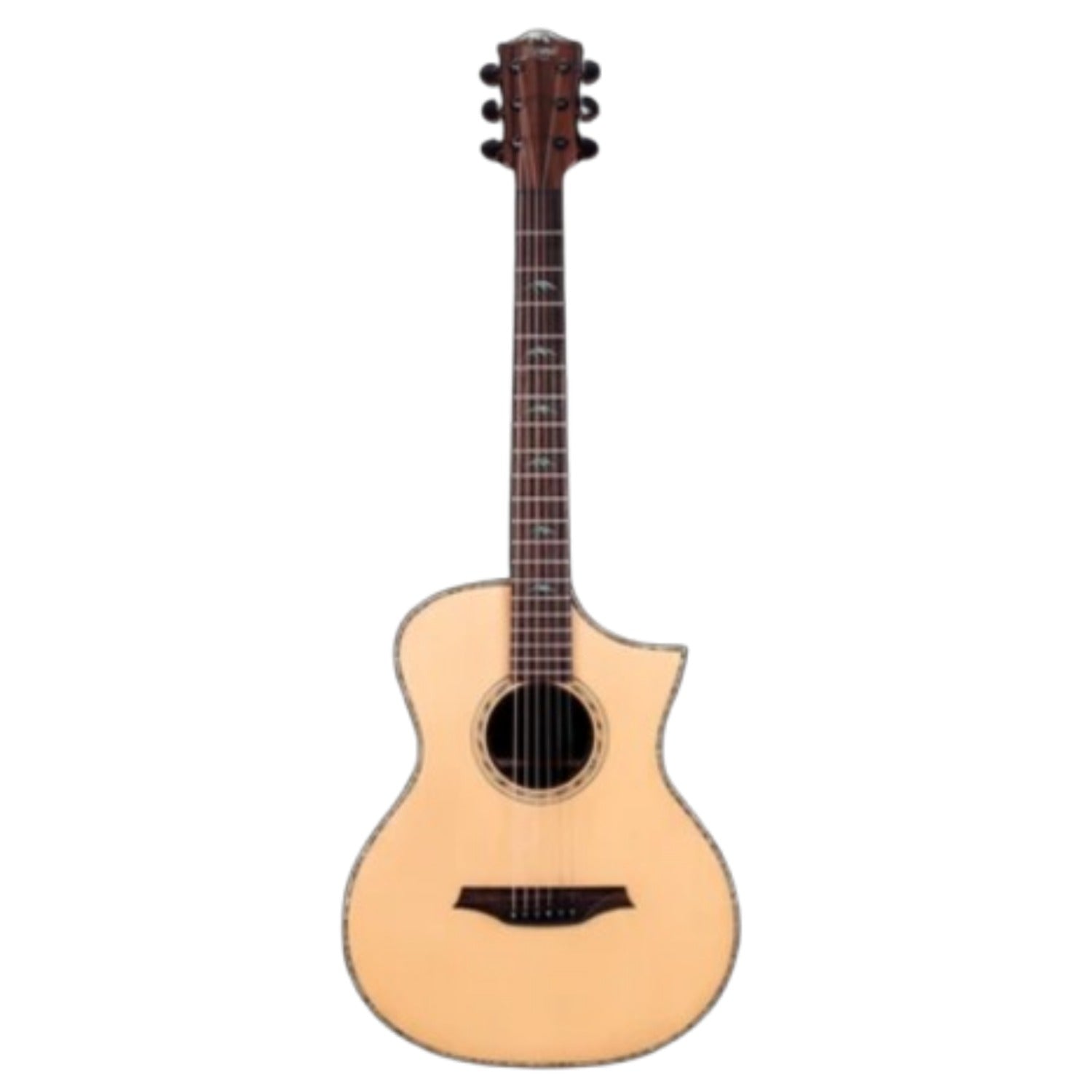 Bromo Electro Acoustic Guitars Natural Bromo BAR5CE Concert All Solid Body Electro Acoustic Guitar - Natural