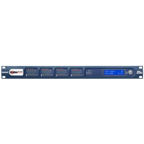bss audio signal processors bss blu-805 signal processor with digital audio bus and avb