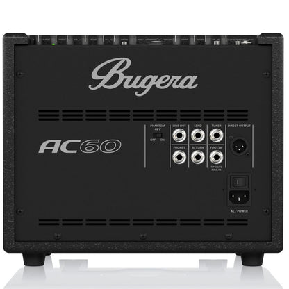 bugera portable guitar amplifiers bugera ac60 portable 60-watt 2-channel acoustic instrument amplifier