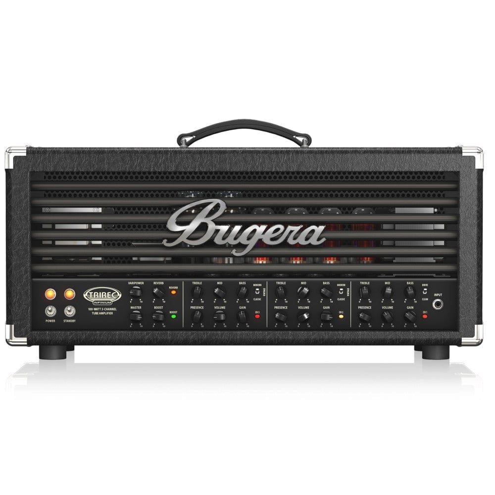 bugera tube amplifiers bugera trirec infinium 100watt 3 channel valve amplifier