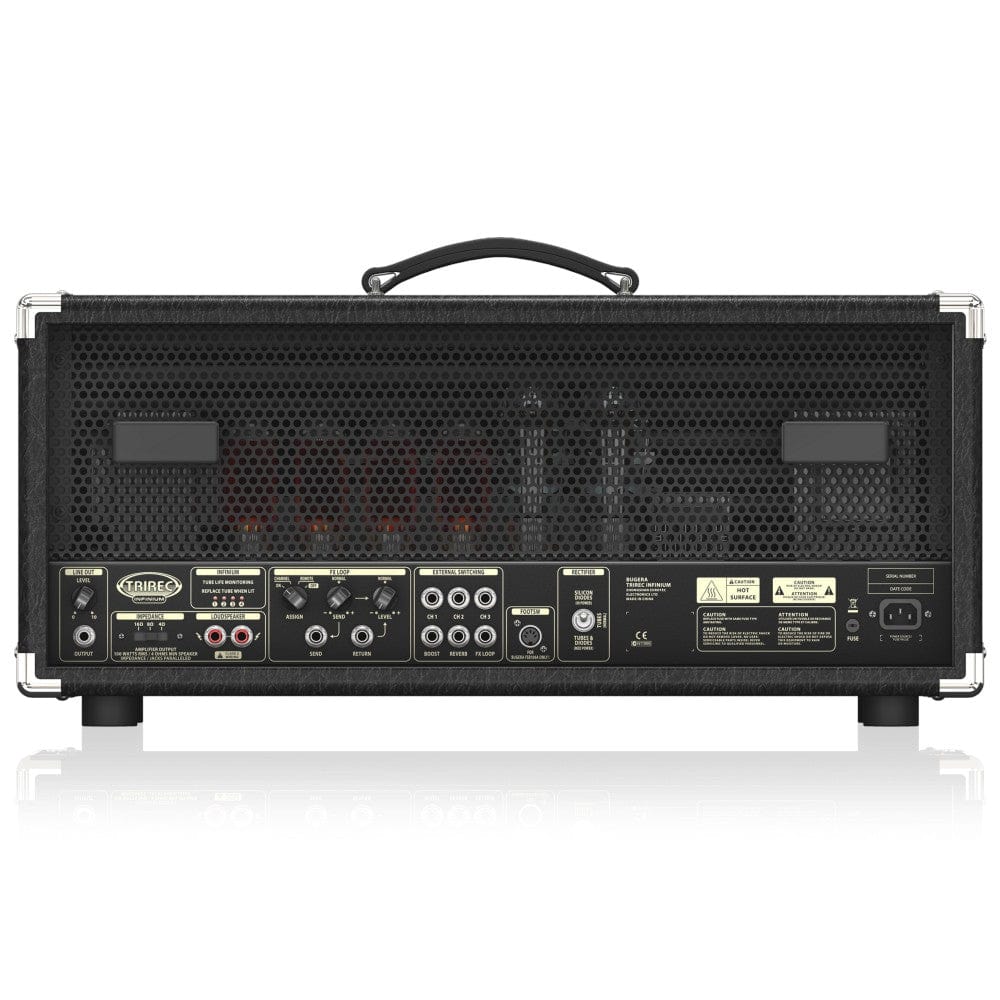 bugera tube amplifiers bugera trirec infinium 100watt 3 channel valve amplifier