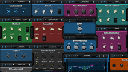Blue Cat Patchwork Modular Effect