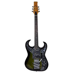 Burns Electric Guitars Green Burst Burns Bison 64 Electric Guitar