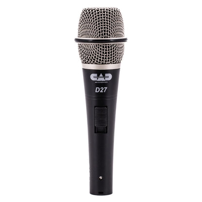 cad dynamic microphones black cad audio d27 live series supercardioid dynamic handheld microphone   