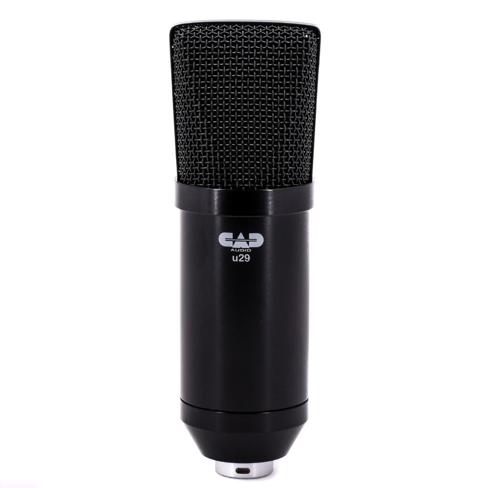 cad usb microphones black cad audio u29 side address studio usb microphone     