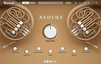 CAPSULE AUDIO Virtual Instruments Capsule Aeolus: Violin Instrument – Professional Audio Software & Plugin