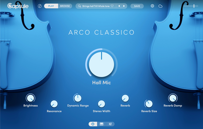 CAPSULE AUDIO Virtual Instruments Capsule Arco Classico: Classical Violin – Professional Audio Software & Plugin
