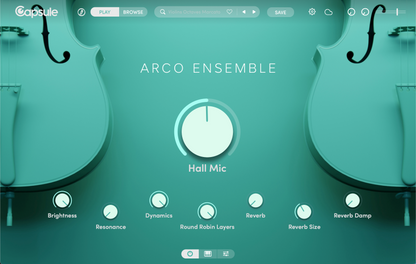 CAPSULE AUDIO Virtual Instruments Capsule Arco Ensemble: String Ensemble – Professional Audio Software & Plugin