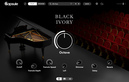 CAPSULE AUDIO Virtual Instruments Capsule Black Ivory: Grand Piano – Professional Audio Software & Plugin