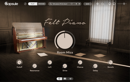 CAPSULE AUDIO Virtual Instruments Capsule Felt Piano: Felt Piano