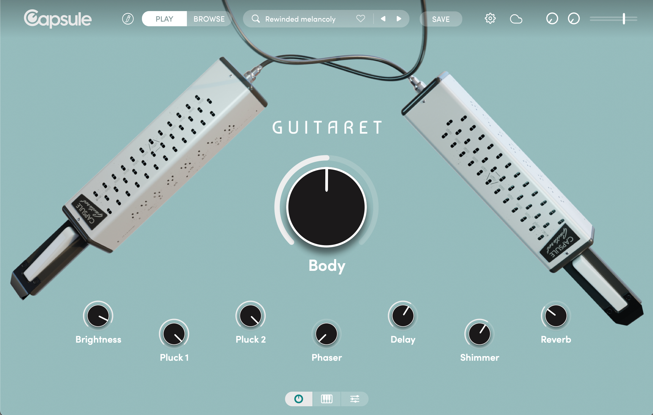 CAPSULE AUDIO Virtual Instruments Capsule Guitaret Guitar Effect Plugin