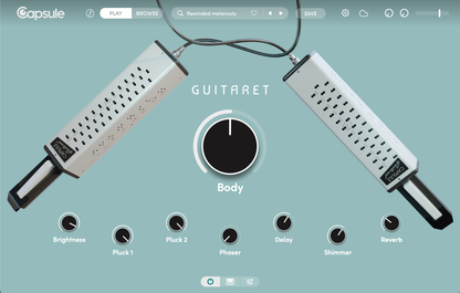 CAPSULE AUDIO Virtual Instruments Capsule Guitaret Guitar Effect Plugin