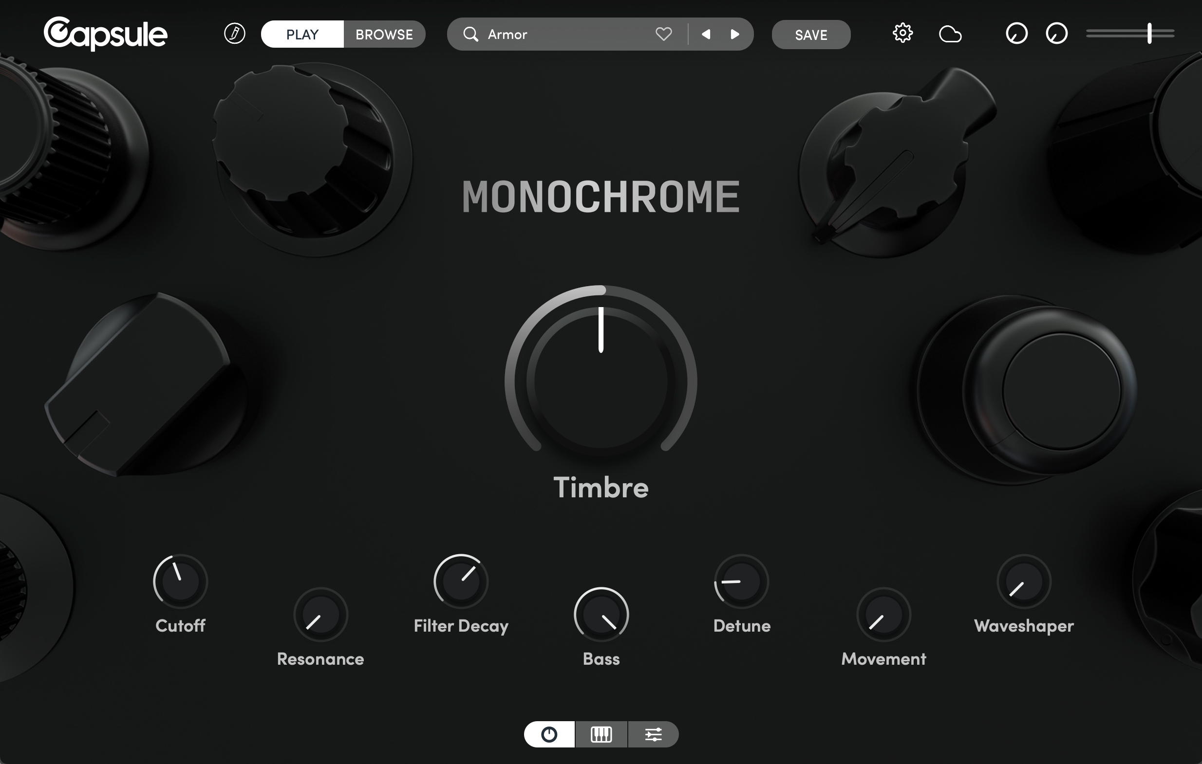 CAPSULE AUDIO Virtual Instruments Capsule Monochrome: Monophonic Synthesizer