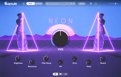 CAPSULE AUDIO Virtual Instruments Capsule Neon: Neon-Inspired Synthesizer