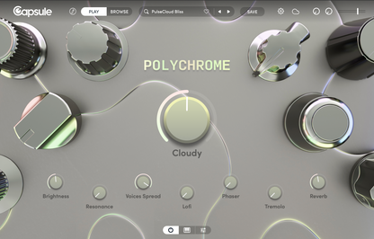 CAPSULE AUDIO Virtual Instruments Capsule Polychrome: Polyphonic Synthesizer – Professional Audio Software & Plugin